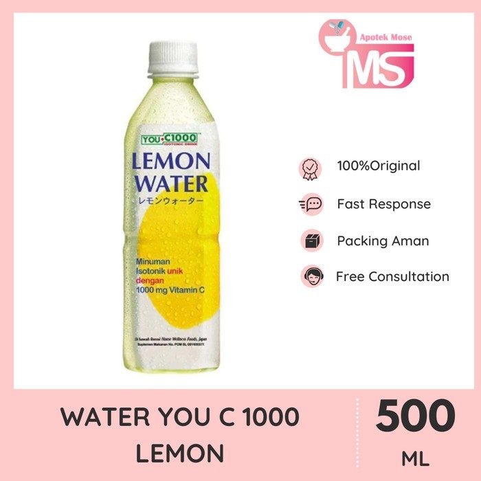

WATER YOU C 1000 LEMON 500 ML
