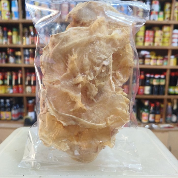 

Hipio Perut Ikan/ Gelembung Ikan/ Bellyfish Mentah (Katak) 100Gr Terbaru