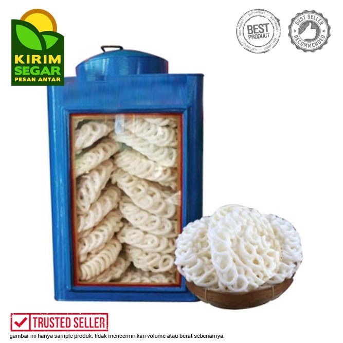 

Kerupuk Warung/Warteg Matang Kaleng Kaca Beserta Isi 30-35Pcs Terbaru