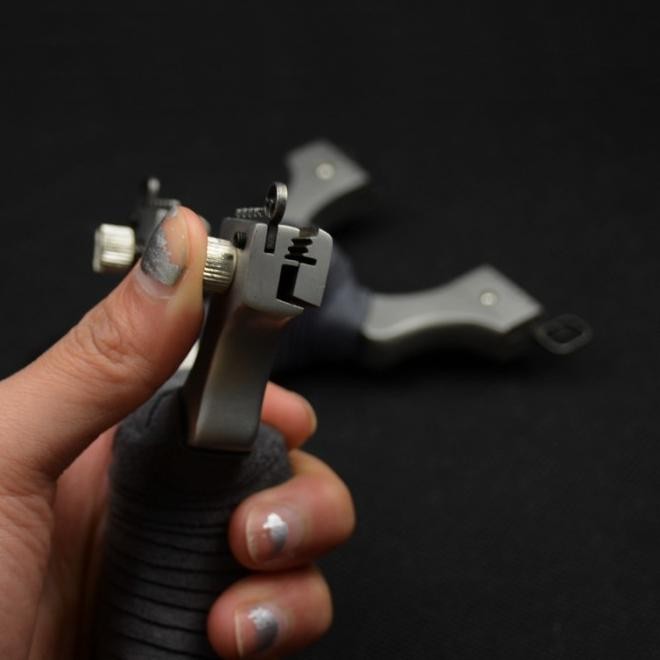 Ketapel Metal Slingshot Hunting Catapult Piaoyu / Ketapel Metal