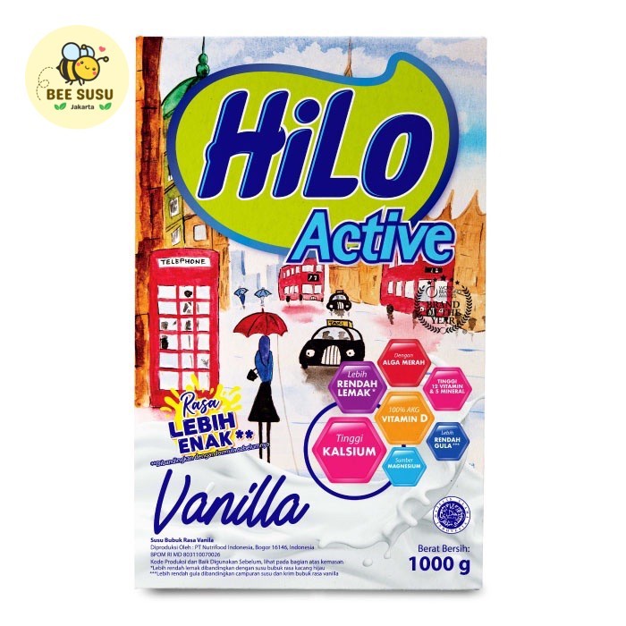 Hilo Active Vanila 1Kg 1000Gr
