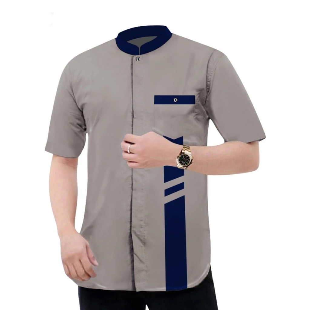 Kokoj Taqwa Berkwalitas Pakian Moslem Premium Fashion Muslim Pria Baju Kko Lengan Pendek Koko Priya 