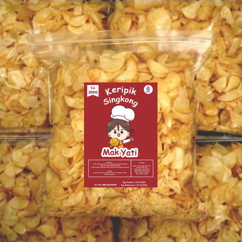 

Keripik Singkong Renyah 200gr 1kg, Original dan Pedas Manis