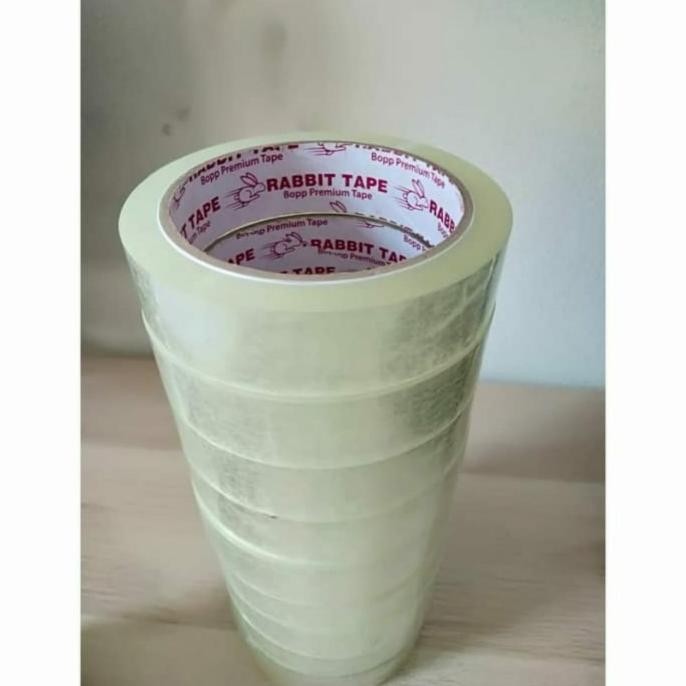 

Original (Dus) Khusus Grab Lakban Bening 1 Inch, 24Mm X 72 Yard, Kualitas Ok