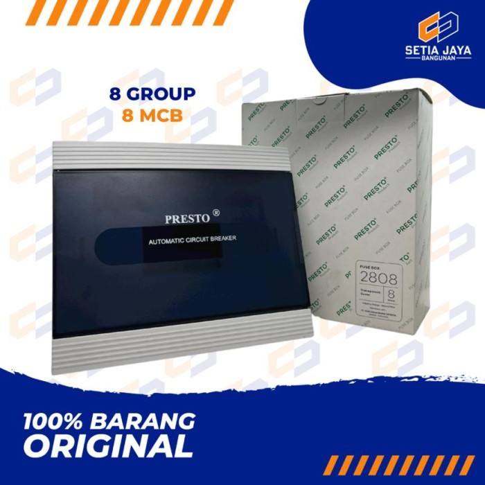 Box / Kotak Mcb / Sekring Listrik Presto 4 / 6 / 8 Grup / Group Inbow