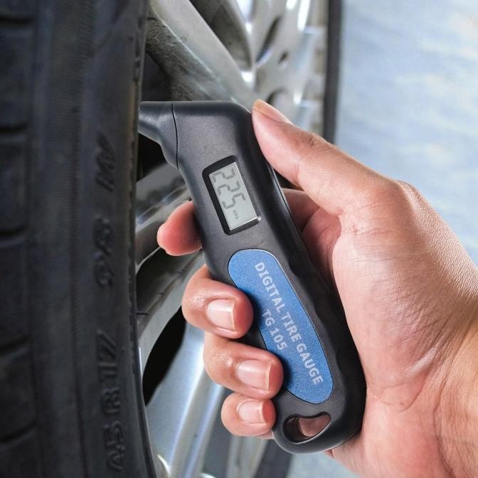 Original Pengukur Tekanan Angin Ban Mobil Digital Tire Pressure Gauge