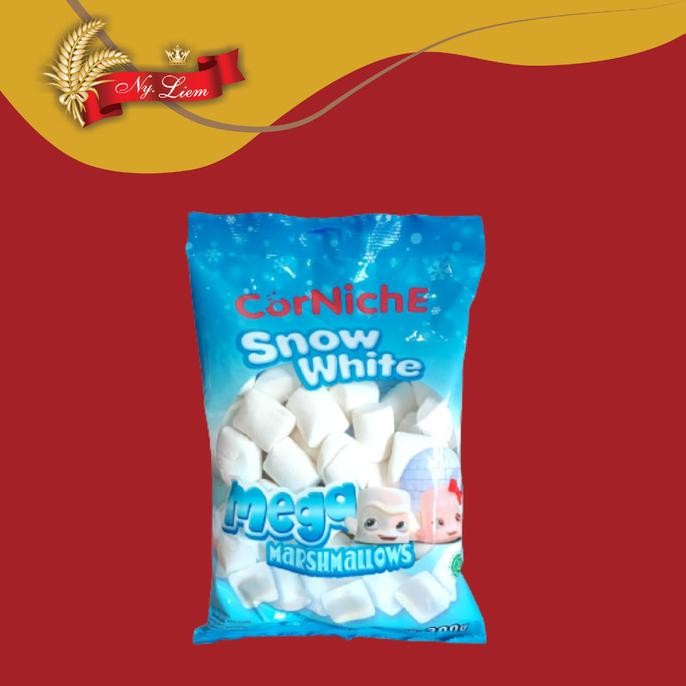 

New Corniche Mega Marshmallow Snow White 300 Gram