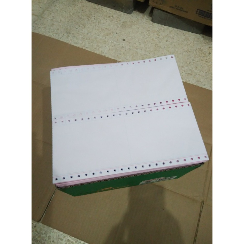 

Kertas Continuous Form Depaper 2Ply 9.5 X 11 Inchi Wartel Terlaris