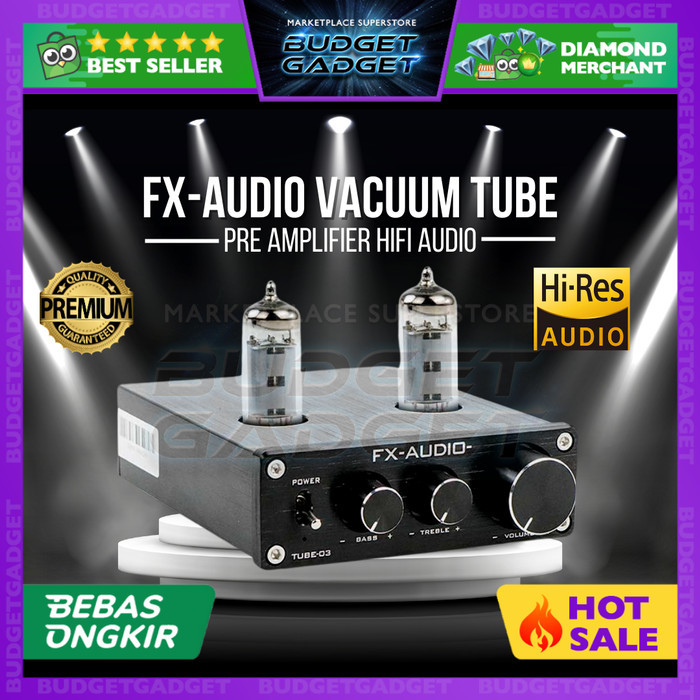 Terbaru Fx-Audio Vacuum Tube Speaker Pre Amplifier Hifi Audio Pre Amp Tabung
