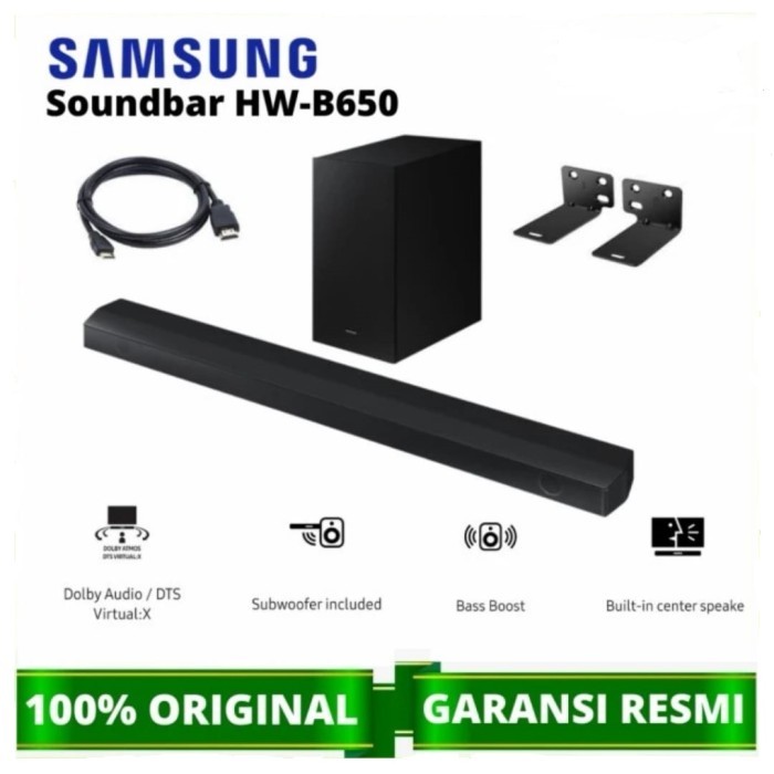 Terbaru Samsung Soundbar Hw-B650 Hw-B550 3.1Ch New Model 2022 B650 B550