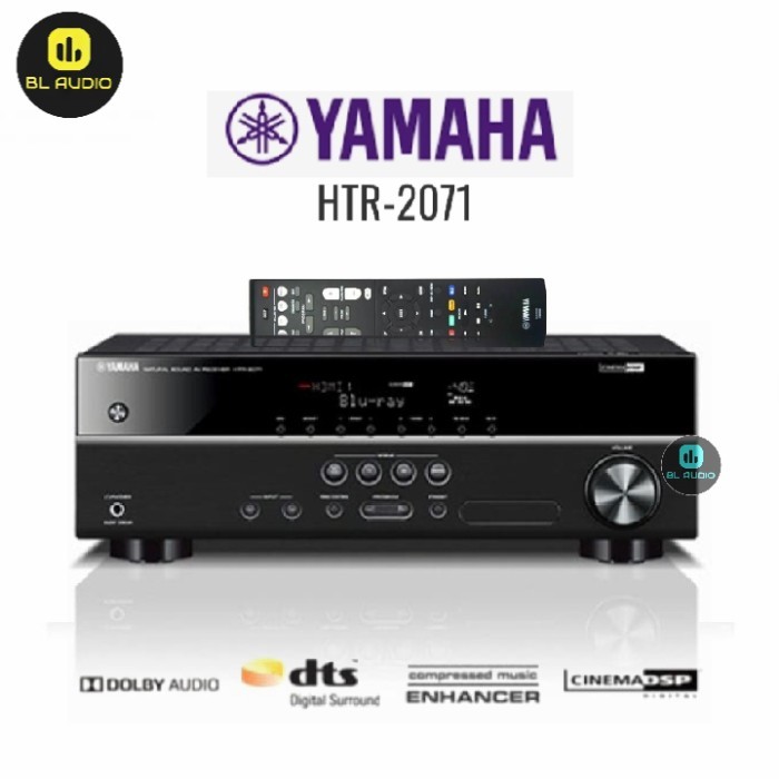 Promo Yamaha Htr 2071 Htr2071 Av Receiver Home Theatre 5.1