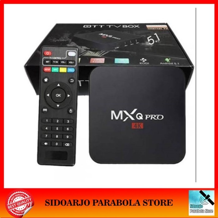 Smart Tv Box Ram 2Gb Rom 16Gb 4K Mxq Pro Android Quad Core Mediaplayer Terbaik