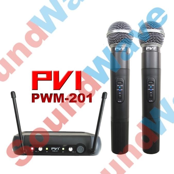 PVI PWM-201 WIRELESS MIC/MIK/MICROPHONE/MIKROFON 201A
