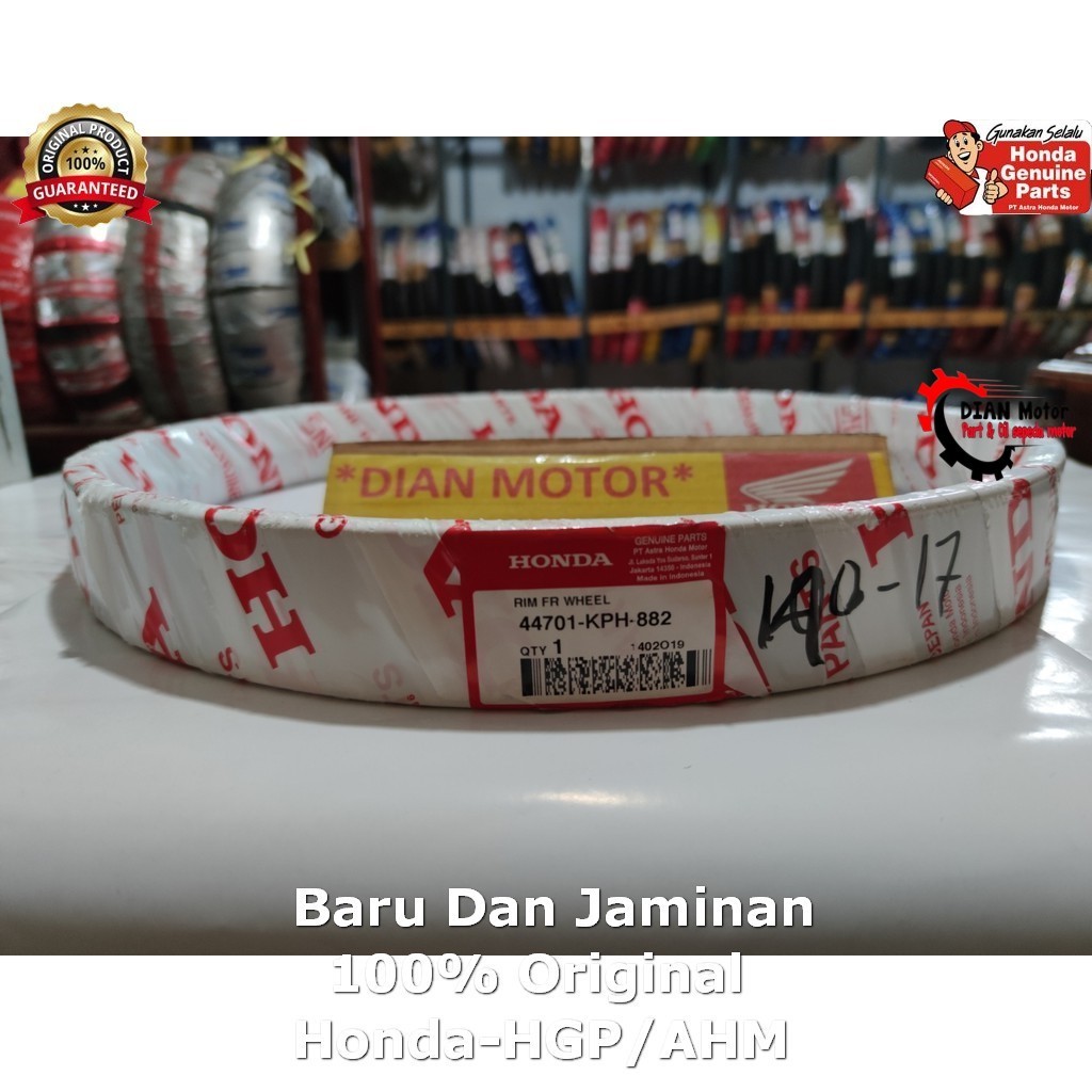 AHM 44701KPH882 VELEK 140 17 ATAU 250 17 ORIGINAL