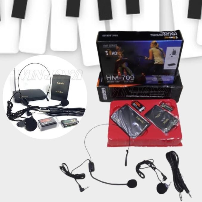 MIC MICROPHONE BANDO- MIC KANCING JEPIT- MIC WIRELESS HEADSET BANDO
