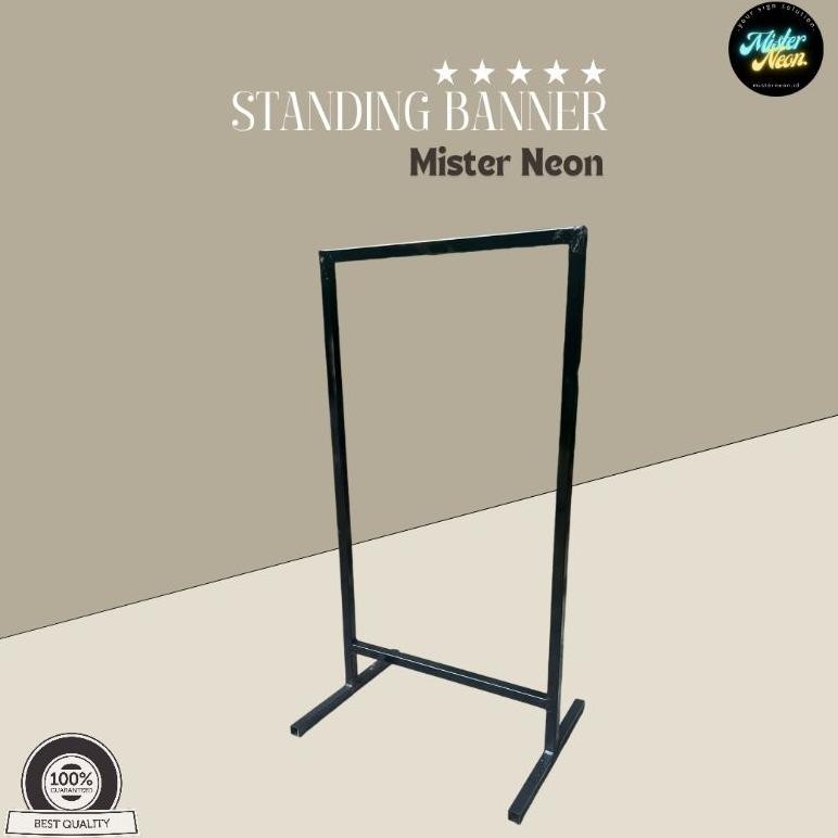 READYYY>> STANDING BANNER / STANDING BANNER LIPAT / TRIPOD TYPE A / STANDING BANNER PORTABLE