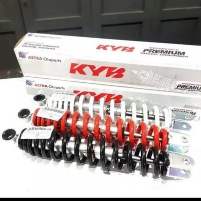 SOK BELAKANG MIO SPORTY, MIO J MIO M3 XEON, GT125 MERAH, ORIGINAL KYB