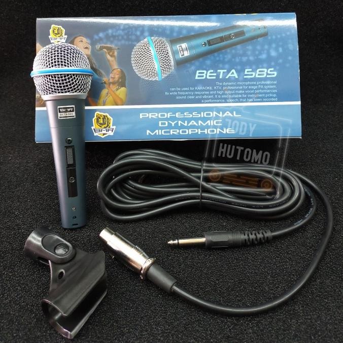 Microphone BMA BETA-58S Mic BMA Beta-58S Vocal Mic Kabel BMA
