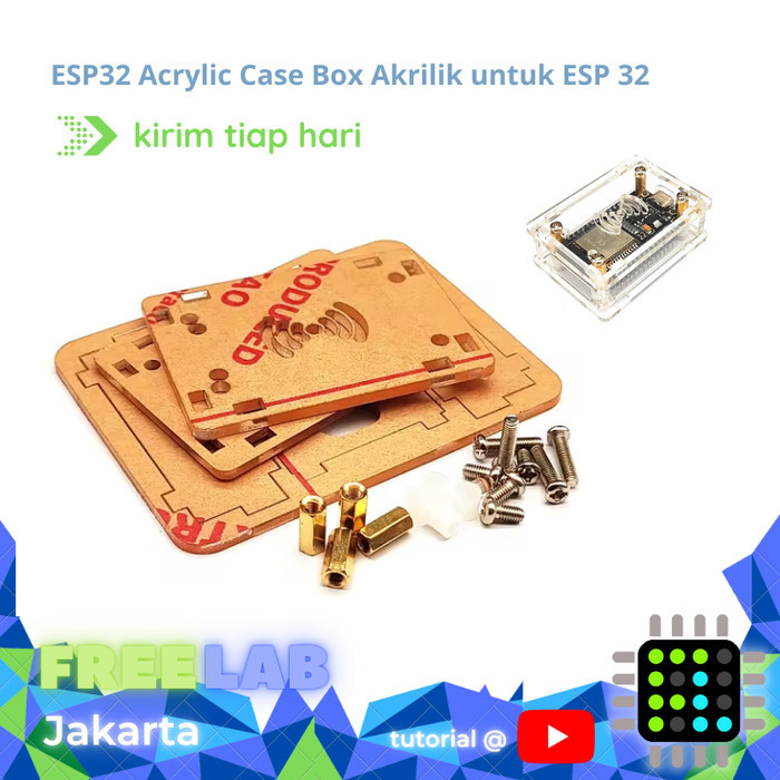 ESP32 Acrylic Case Box Akrilik untuk ESP 32 WROOM Kotak Plastik ESP32 Enclosure Shell