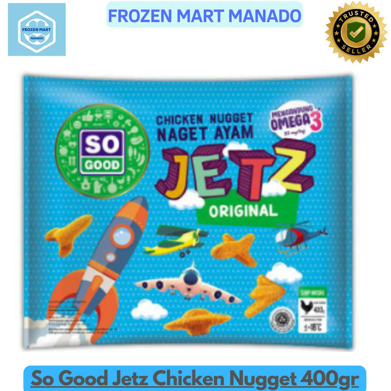 

So Good Jetz Chicken Nugget 400gr - Frozen Mart Manado (Frozen Food Manado)