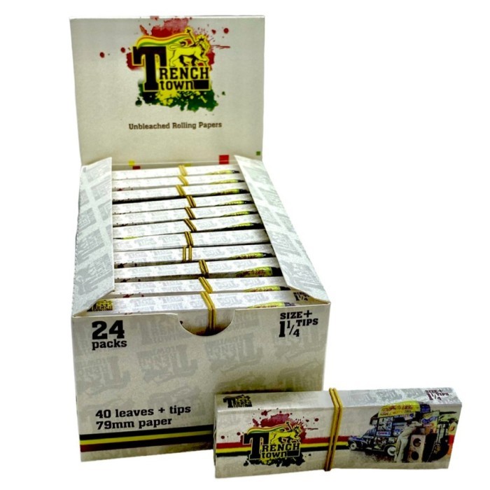 

1 Box Trenchtown 1 1/4 Paper + Tips Terlaris