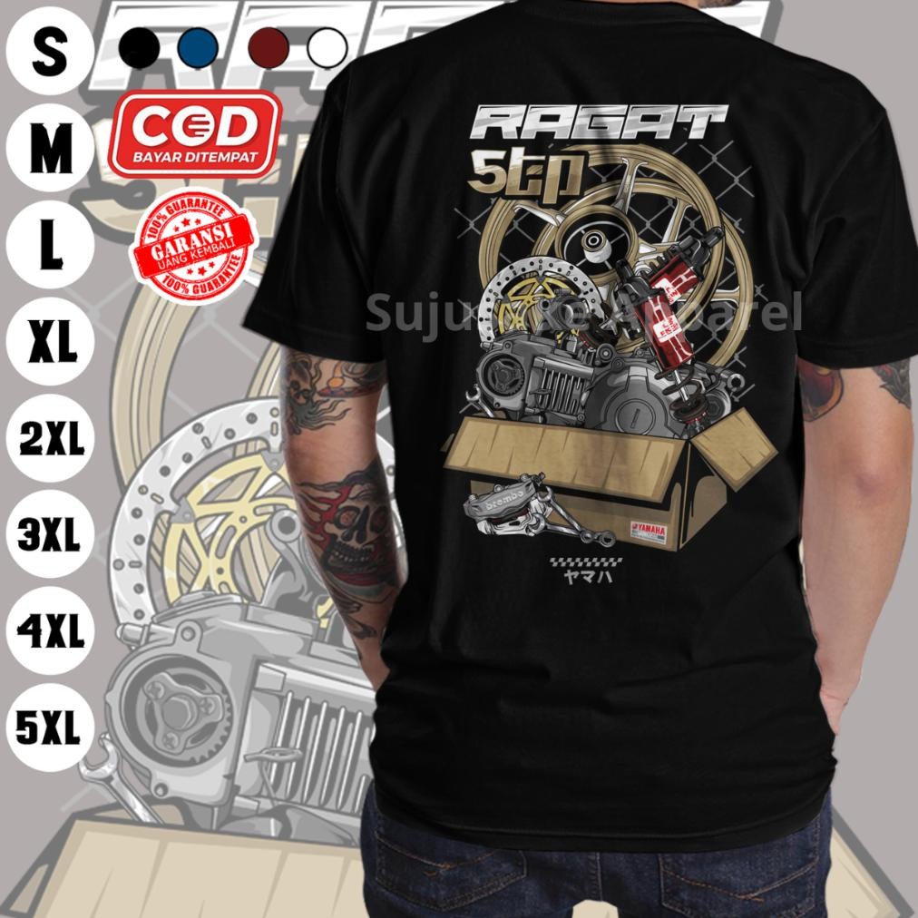 Promo Kaos 5Tp Gank Yamaha Jupiter Z Vega R Pria Distro Original Sujusake Apparel