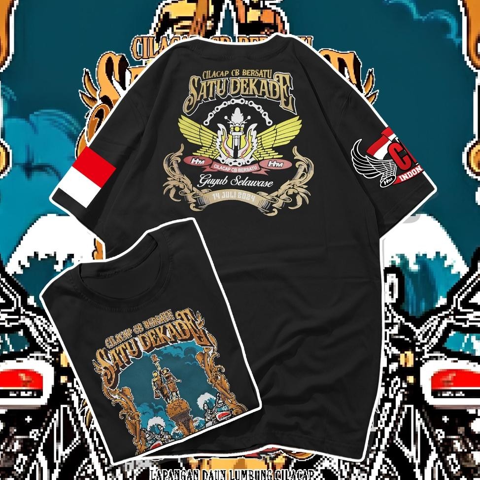 Kaos Merchandise Satu Dekade Cilacap Cb Bersatu Kaos Acara Satu Dekade Cilacap Cb Bersatu