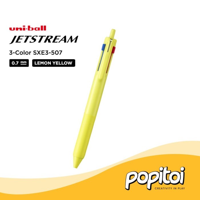 

Terlaris Uni Ball Jetstream 3 Color SXE3-507 0.5 0.7 mm Ballpoint Pen Uniball SALE