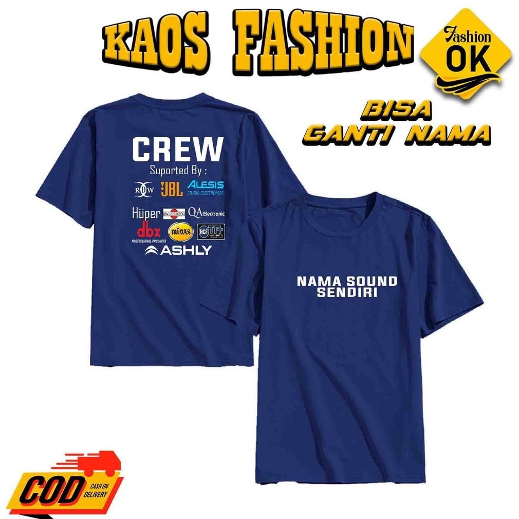 Kaos Crew Audio Kaos Crew Sound System Desain Sendiri Kaos Audio Kualitas Distro Kaos Sound System K