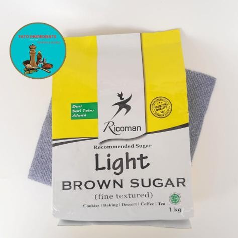 

Ricoman Light Brown Sugar 1Kg Terlaris