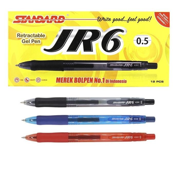 

Pulpen Standard Jr6 0,5Mm / Ballpoint Standard (12 Pcs)