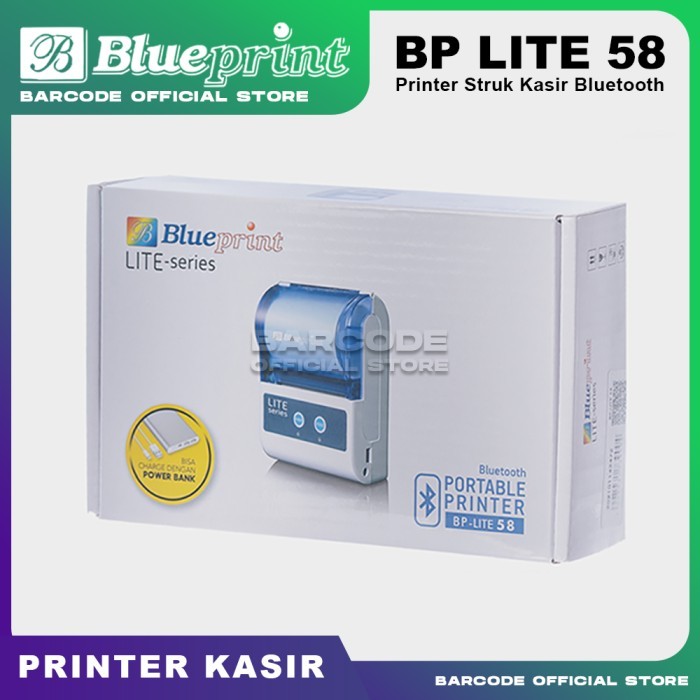 

Blueprint Bp-Lite58 Printer Bluetooth Cetak Kertas & Label Thermal 58 Diskon