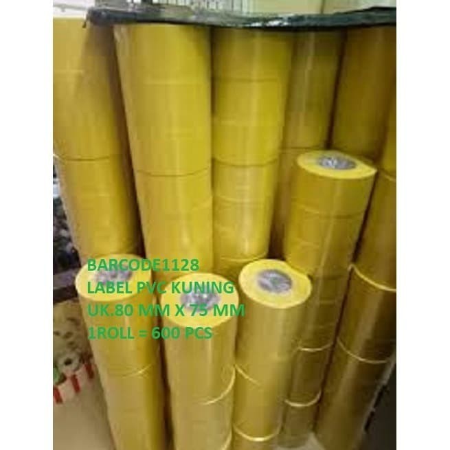 

Label Barcode Pvc Kuning 80 X 75 Standard Kementrian Kehutanan Terlaris