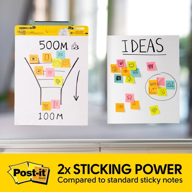 

3M Post-It Easel Pad, Kertas Flipchart Tempel, 559Ss New