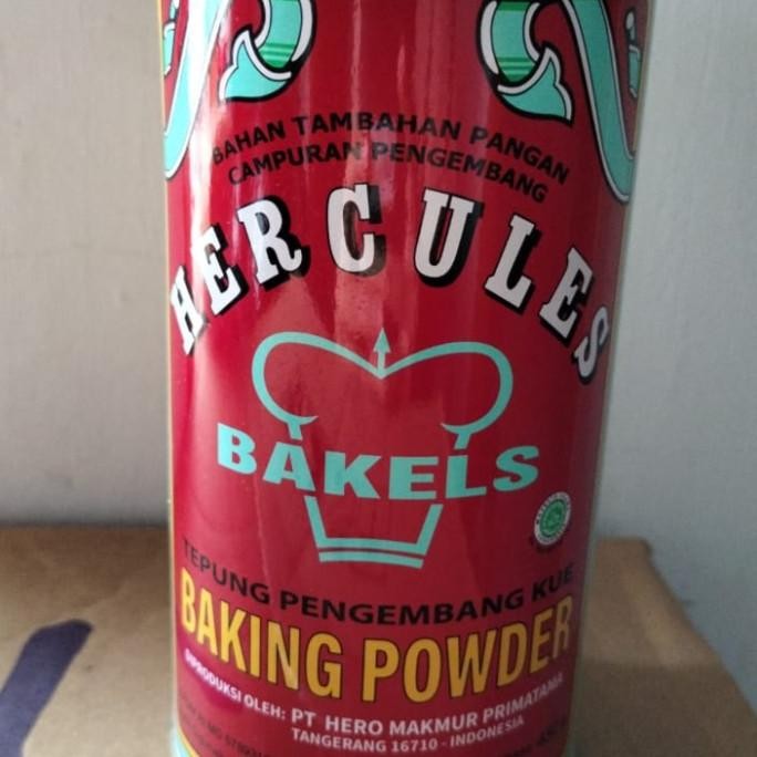 

Hercules Baking Powder 450Gram / Baking Powder / Pengembang Kue Terlaris