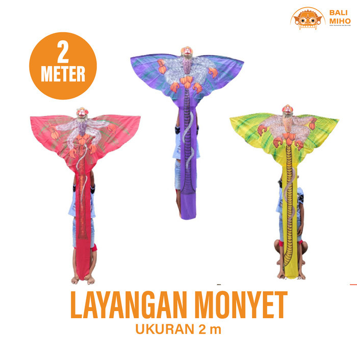 New - Layangan Monyet/Layangan 3 Dimensi/Layangan Kain/Layang Layang Bali