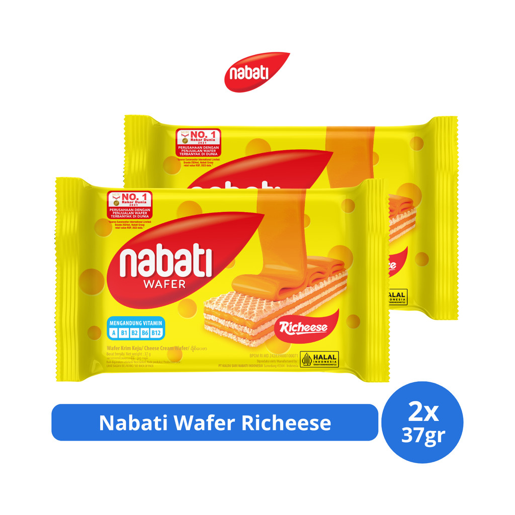 

Nabati Wafer Richeese 37gr x 2 pcs