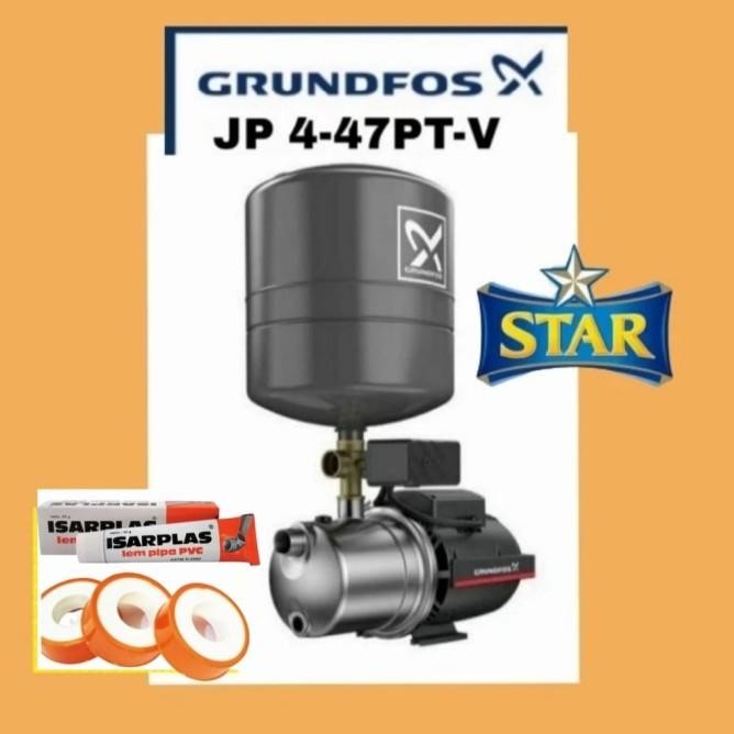 Pompa Air Dorong Stainless Grundfos Jp 4-47 Jpa Semi Jet Pump Basic 3