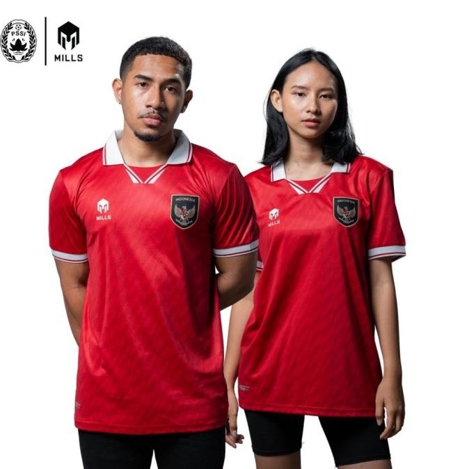 Jersey timnas indonesia new mills 2022 grade ori