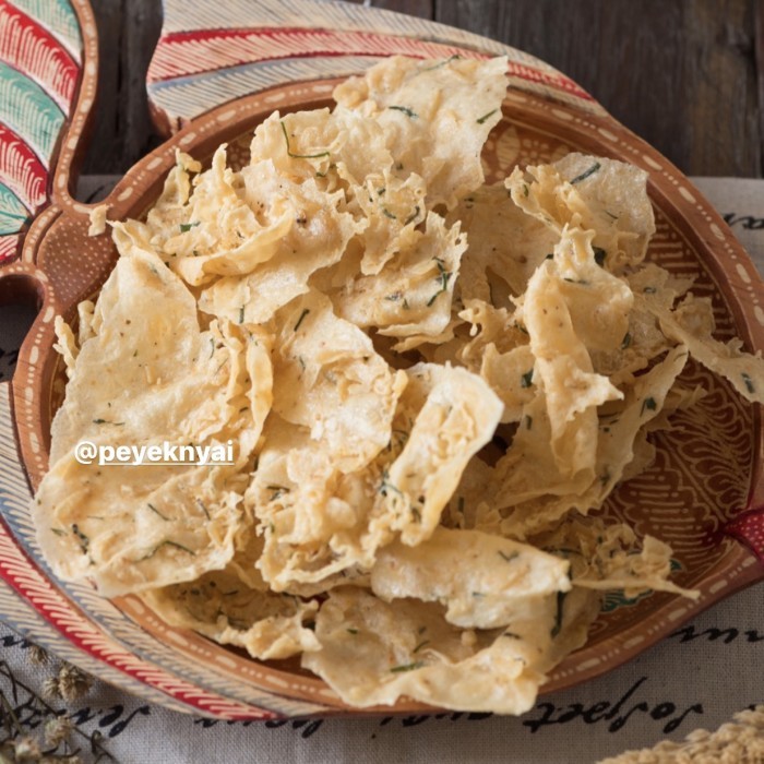 

Rempeyek Peyek Nyai Teri Medan (Jumbo) Barangbaru
