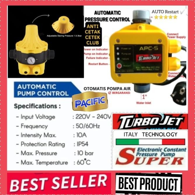 Apc Otomatis Pompa Air Dorong Expander Maximo Waterplus Dea