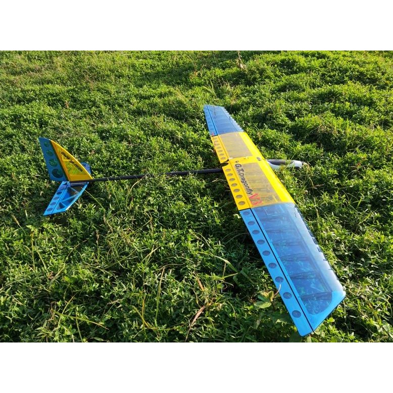 GTRC GT1500 V3 DRAGONFLY BALSA WOOD RC GLIDER SAILPLANE MODEL