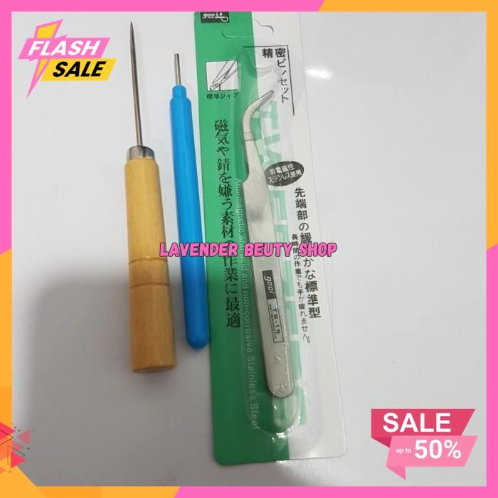 

3PCS/SET ALAT QUILLING KERTAS BASIC-QUILLING PEN TWEEZER-QUILLING TOOL BEST SELLER