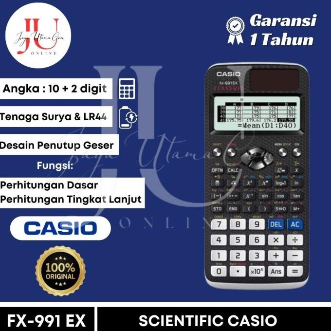 

BEBAS ONGKIR - Kalkulator Casio FX 991 EX