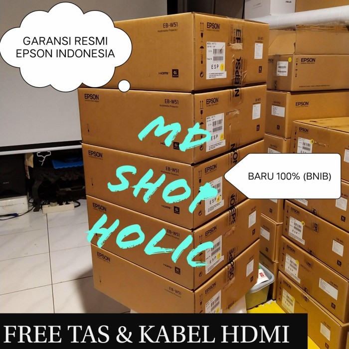 Promo Projektor Epson Eb - W51 ( Pengganti Eb - W41 )