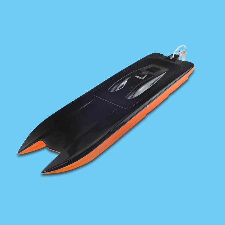 36" RC EP EPOXY FIBERGLASS CATAMARAN RACING BOAT HULL - WHITE