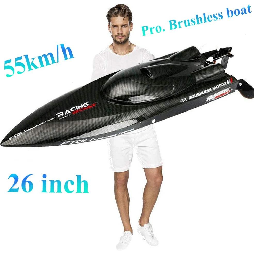 FEILUN FT011 FT012 LARGE RC SPEED BOAT 2.4G 4WD  55KM/H REMOTE CONTROL BRUSHLESS WATERCRAFT FOR HOBB