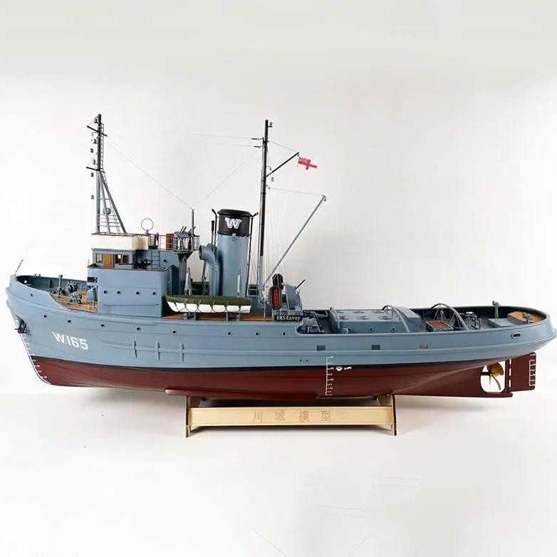 1/48 RC TUG MODEL DIY ASSEMBLY KIT LARGE BOAT 110CM BOAT MODEL