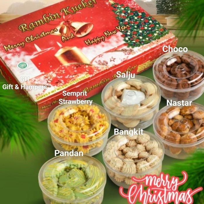 

NEW! KUE KERING NATAL ISI 6/PAKET BESTSELLER TERLARIS MEDAN / READY STOK Limited