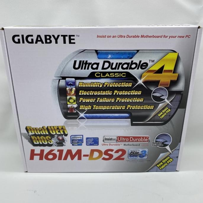 Baru Motherboard Gigabyte H61 Mds2 Lga 1155 Grs 1 Thn